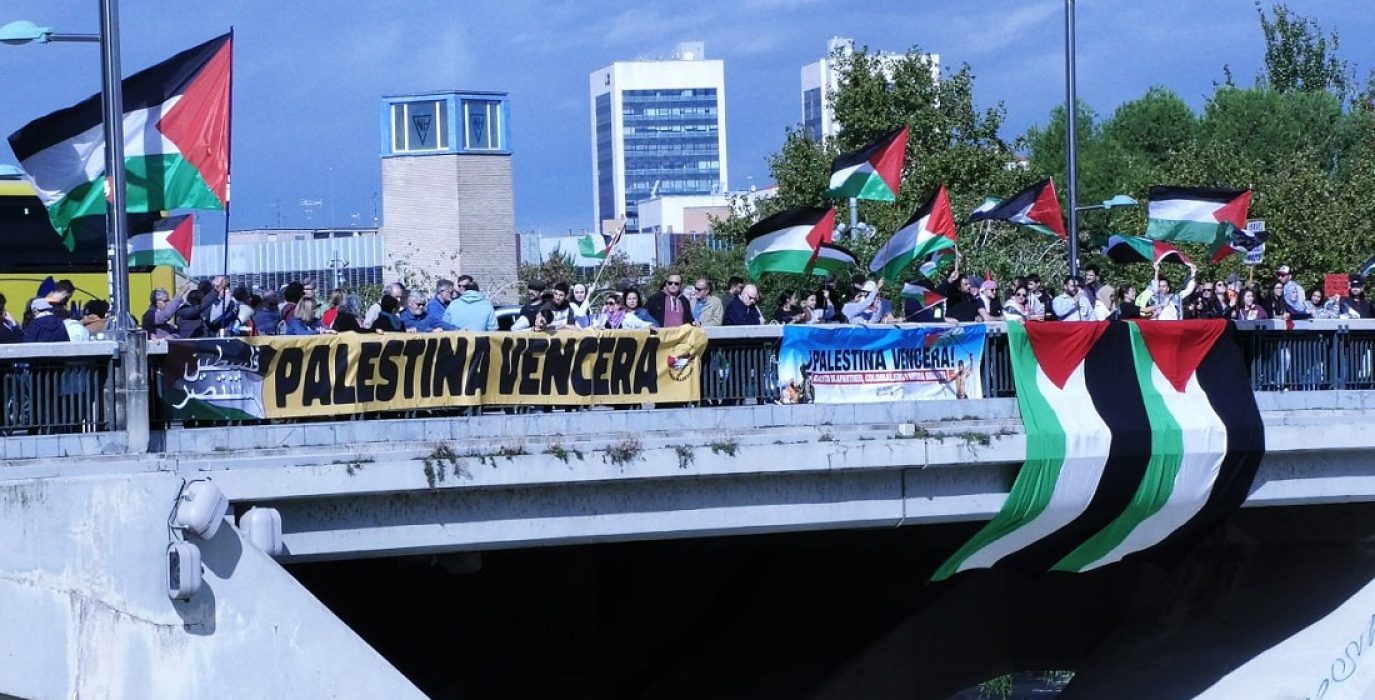 Zaragoza “tiende puentes” con Palestina frente a la barbarie israelí