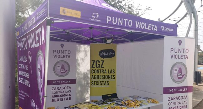 (Archivo) Punto Violeta | Foto: Ayuntamiento de Zaragoza