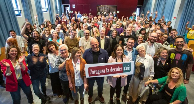 Zaragoza en Común presenta una candidatura plural con experiencia en la gestión y nuevas propuestas “para defender los intereses de la ciudadanía”