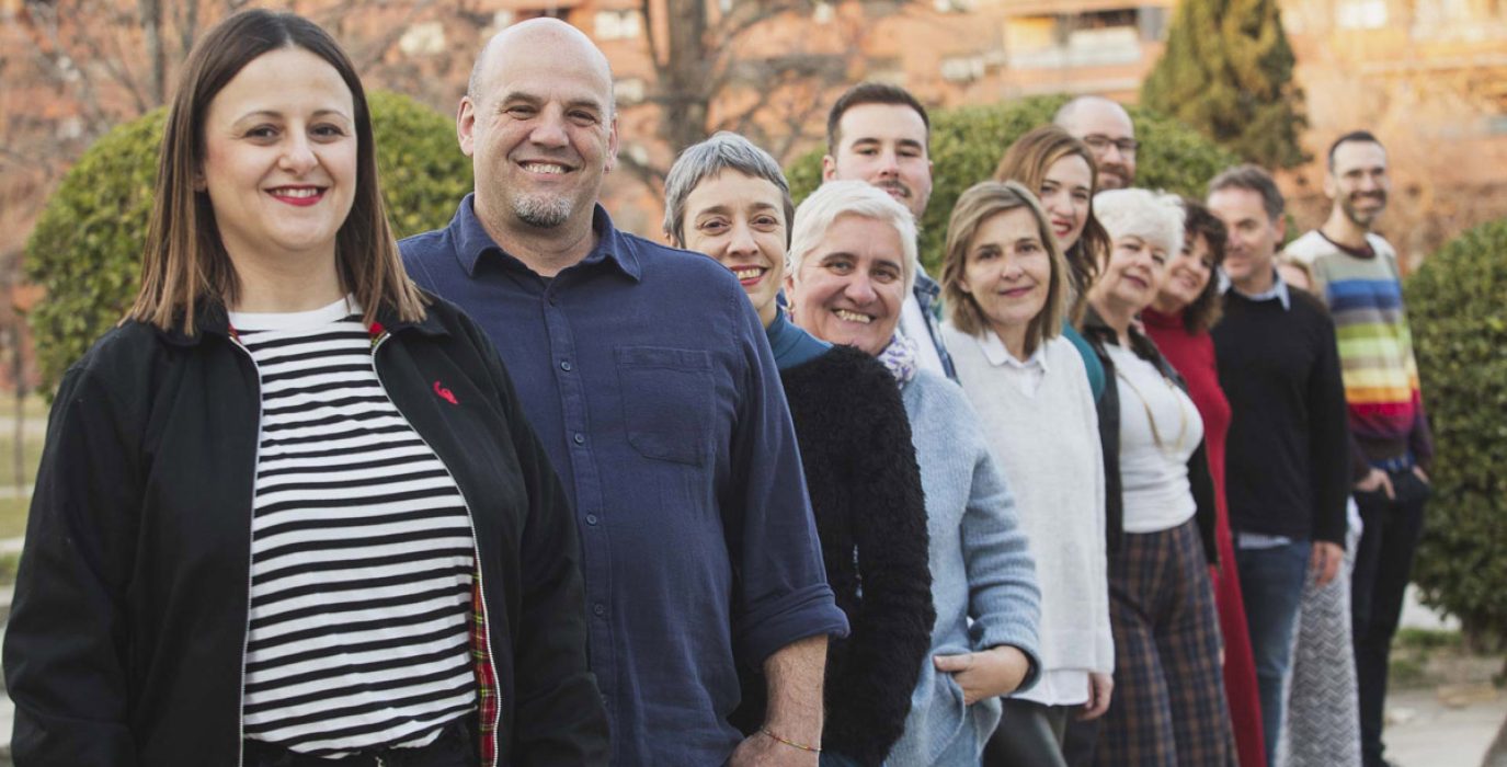 Elena Tomás y Suso Domínguez, cabezas de lista de ZeC el 28M, junto al resto de integrantes | Foto: ZeC