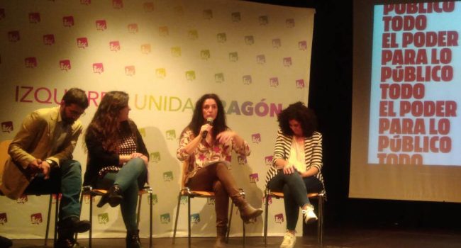 Marta Abengochea durante un acto este martes.