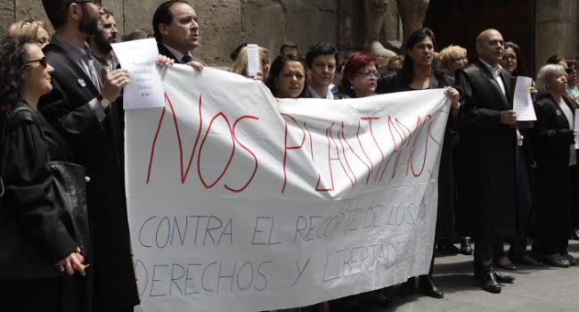 Foto de la concentración de Zaragoza del pasado 27 de mayo.