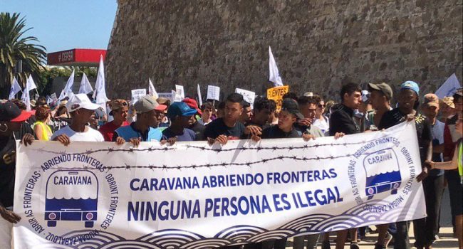 Presentación en Zaragoza de la Caravana Abriendo Fronteras 2023