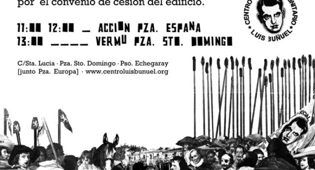 Cartel del acto de este sábado en Zaragoza.