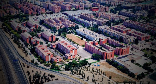 Recreación creada a partir de una vista del servicio Google Maps de la zona referenciada.