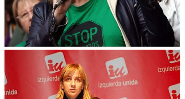 Ada Colau y Tania Sánchez.