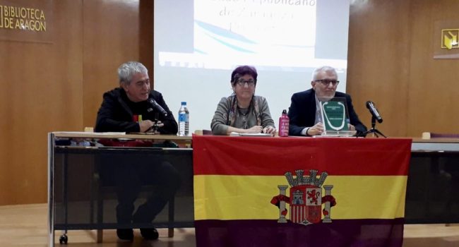 El acto tuvo lugar este viernes en Zaragoza. Foto: ADSPA