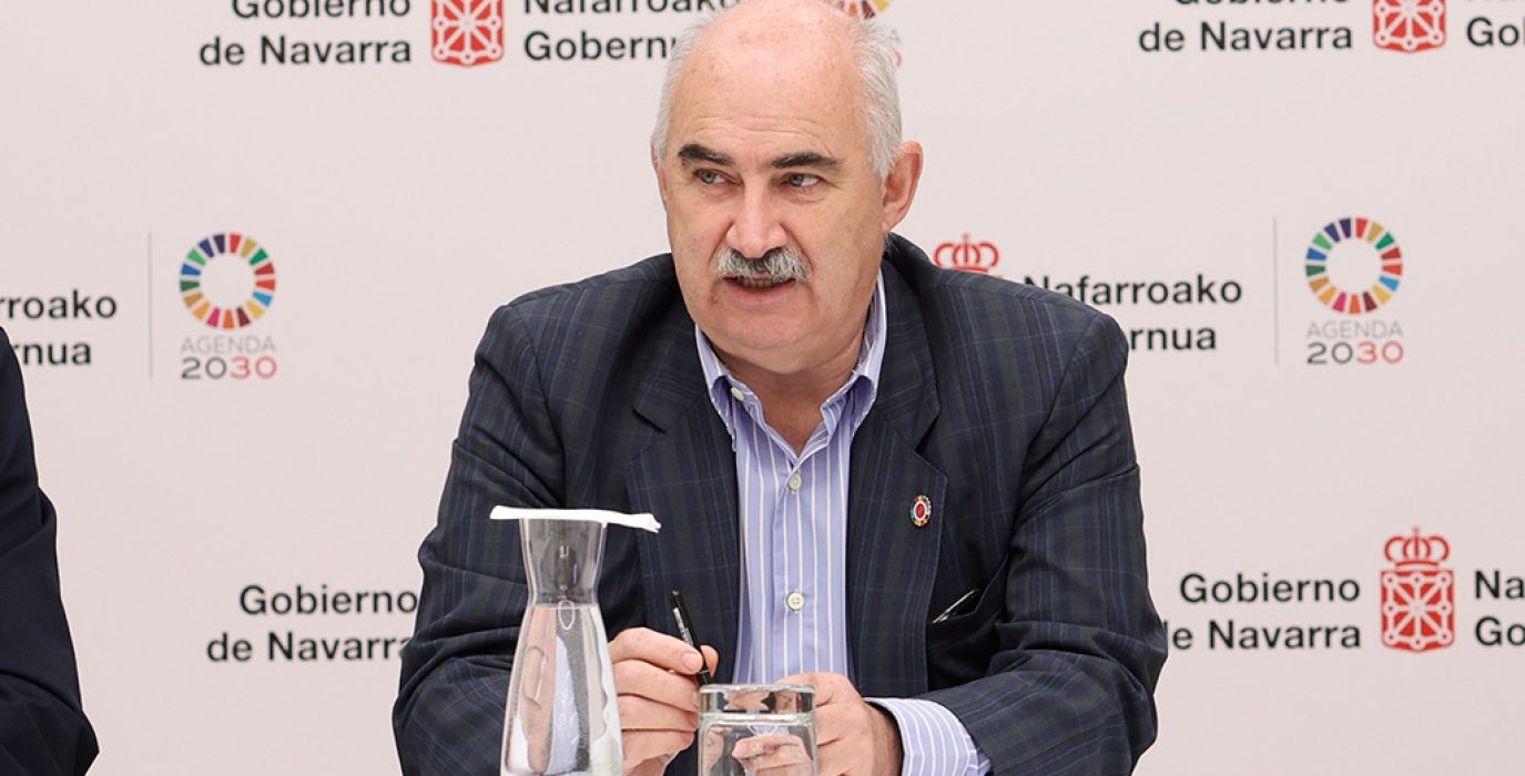 José Mª Aierdi, vicepresidente y consejero de Ordenación del Territorio, Vivienda, Paisaje y Proyectos Estratégicos | Foto: Gobierno de Nafarroa.