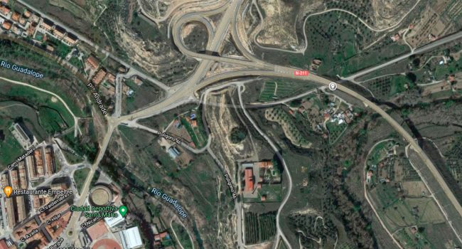 Imagen del área donde ha ocurrido el accidente. Foto: Google Maps.