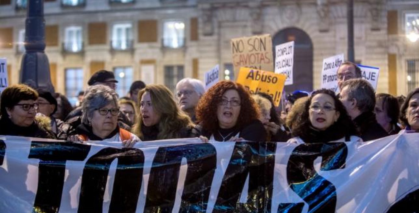 Manifestación por la absolución de 'Alfon', el pasado domingo en Madrid. Foto: Dani Gago (DISO Press)