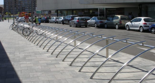 Aparcabicis en la Estación Delicias. Foto: Ten! Zaragoza