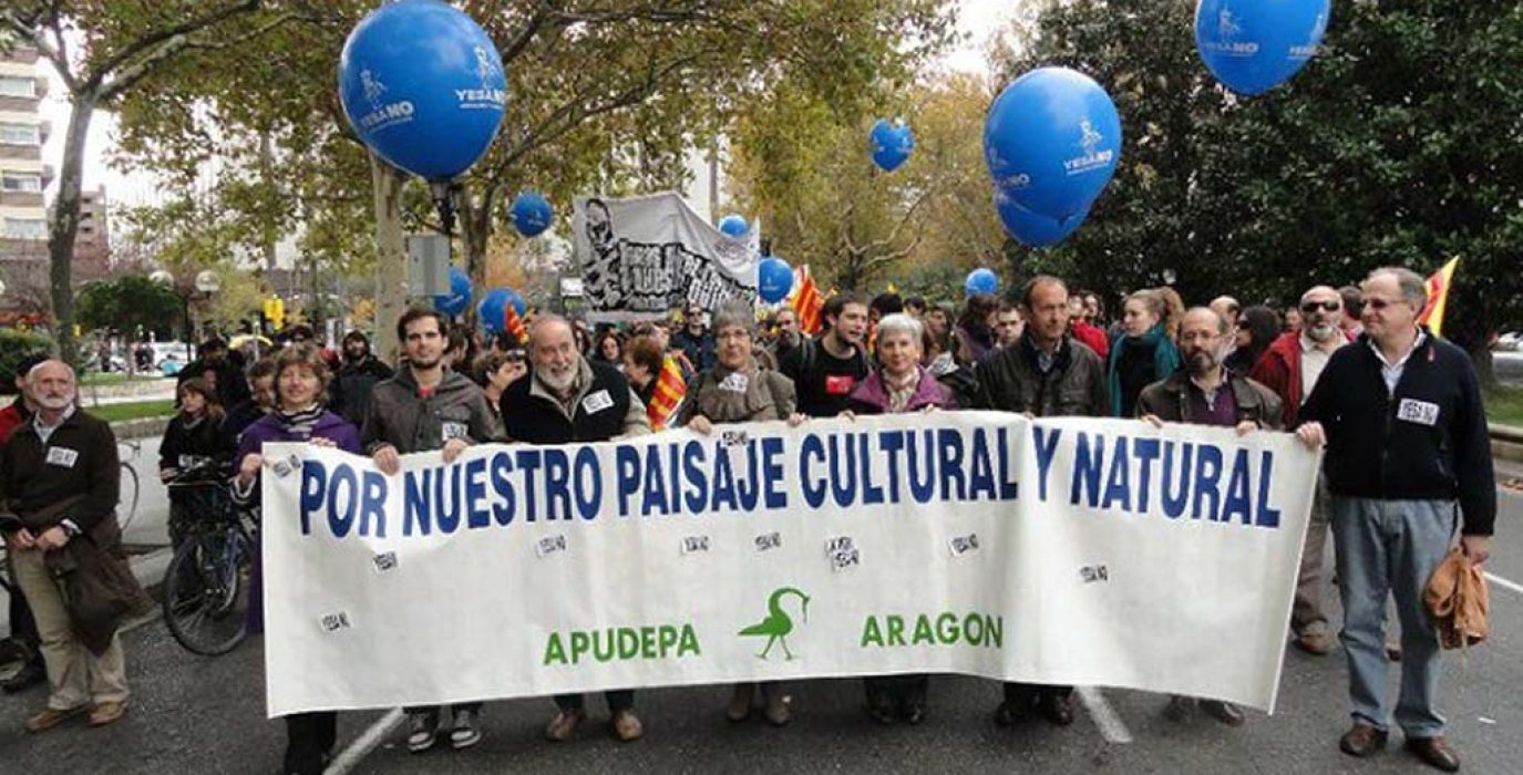 Imagen de archivo de la participación de Apudepa en una movilización popular. | Foto: Apudepa