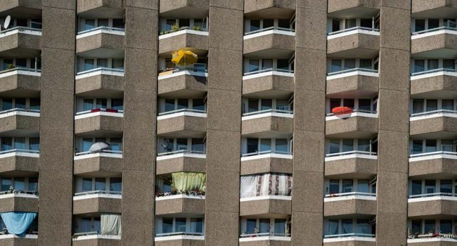 Detalle de un edificio residencial. | Foto: Marcus Lenk, Pexels