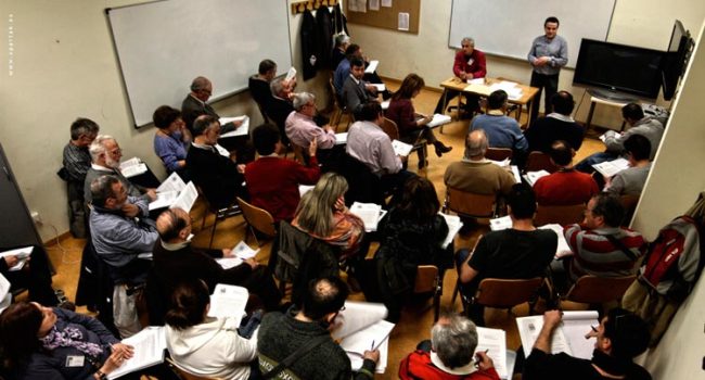 Imagen de archivo de una Asamblea Anual de la FABZ.