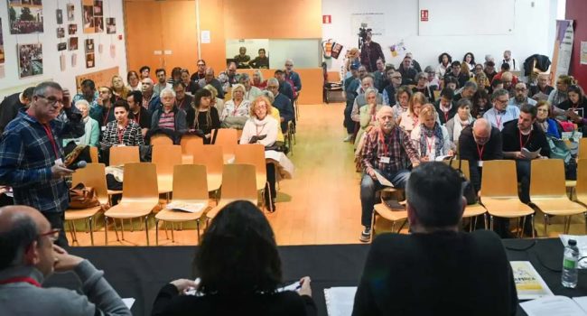 Foto de archivo de una Asamblea de la FABZ