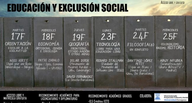 Cartel de las X Jornadas.