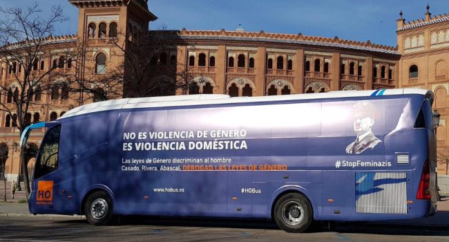 Imagen del nuevo autobús de la asociación ultra Hazte Oír.