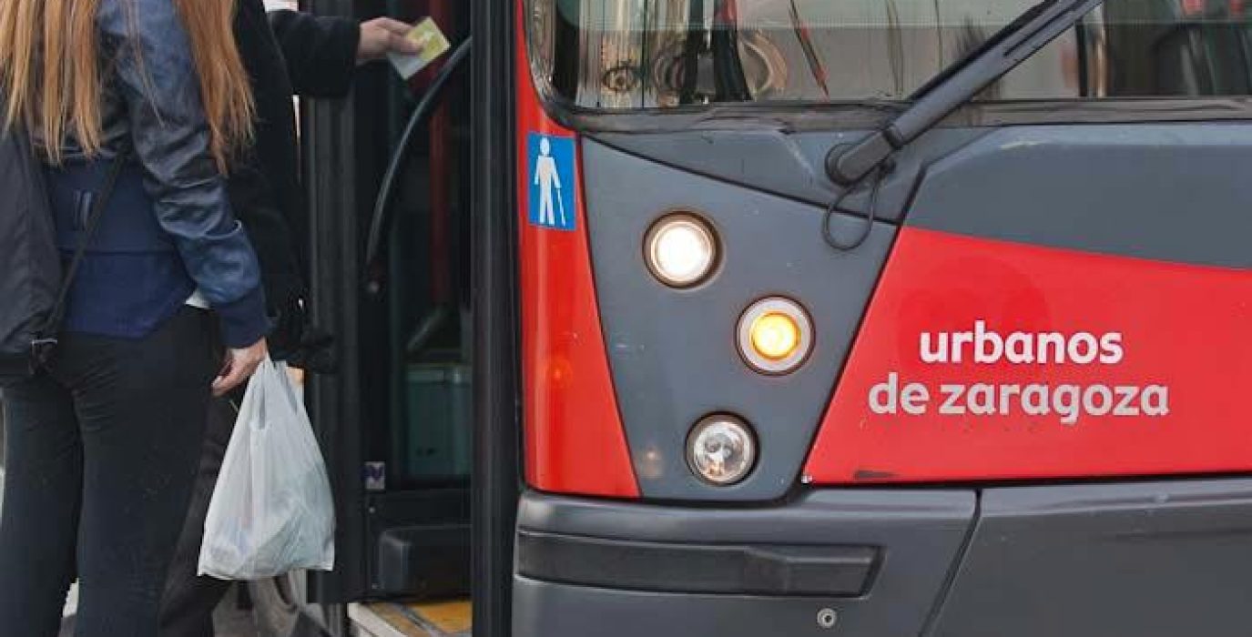 Bus urbano de Zaragoza.