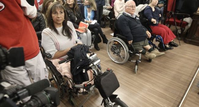 Víctimas de la Talidomida. Foto: Avite