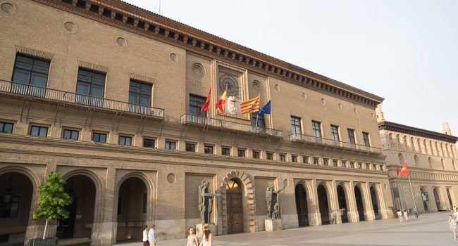 Ayuntamiento de Zaragoza. Foto: Pablo Ibáñez (AraInfo)