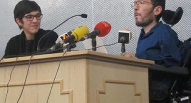 barba y echenique podemos