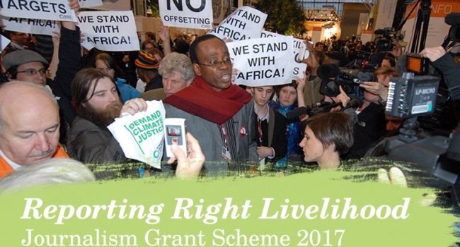 becas periodismo Right Livelihood Award