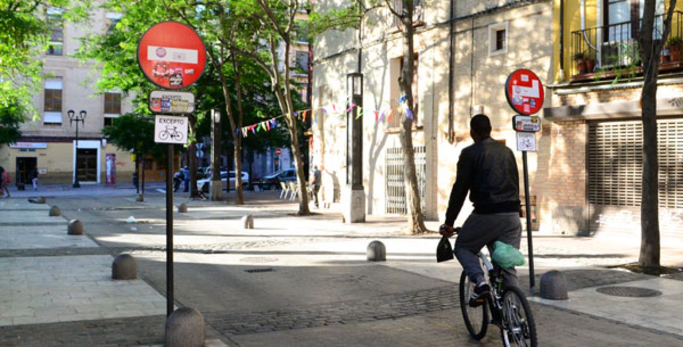 Plaza de la Madalena de Zaragoza. Foto: Pedalea