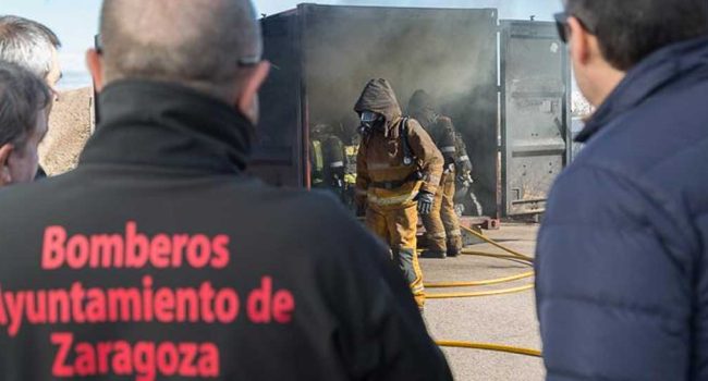 Ejercicios del servicio. Foto: Ayuntamiento de Zaragoza