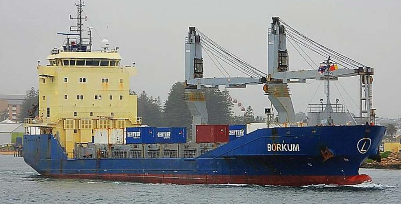 El carguero Borkum. | Foto: vesselfinder.com
