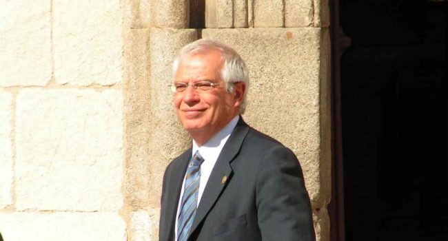 El ministro Josep Borrell. Foto: Piutus (Wikipedia)