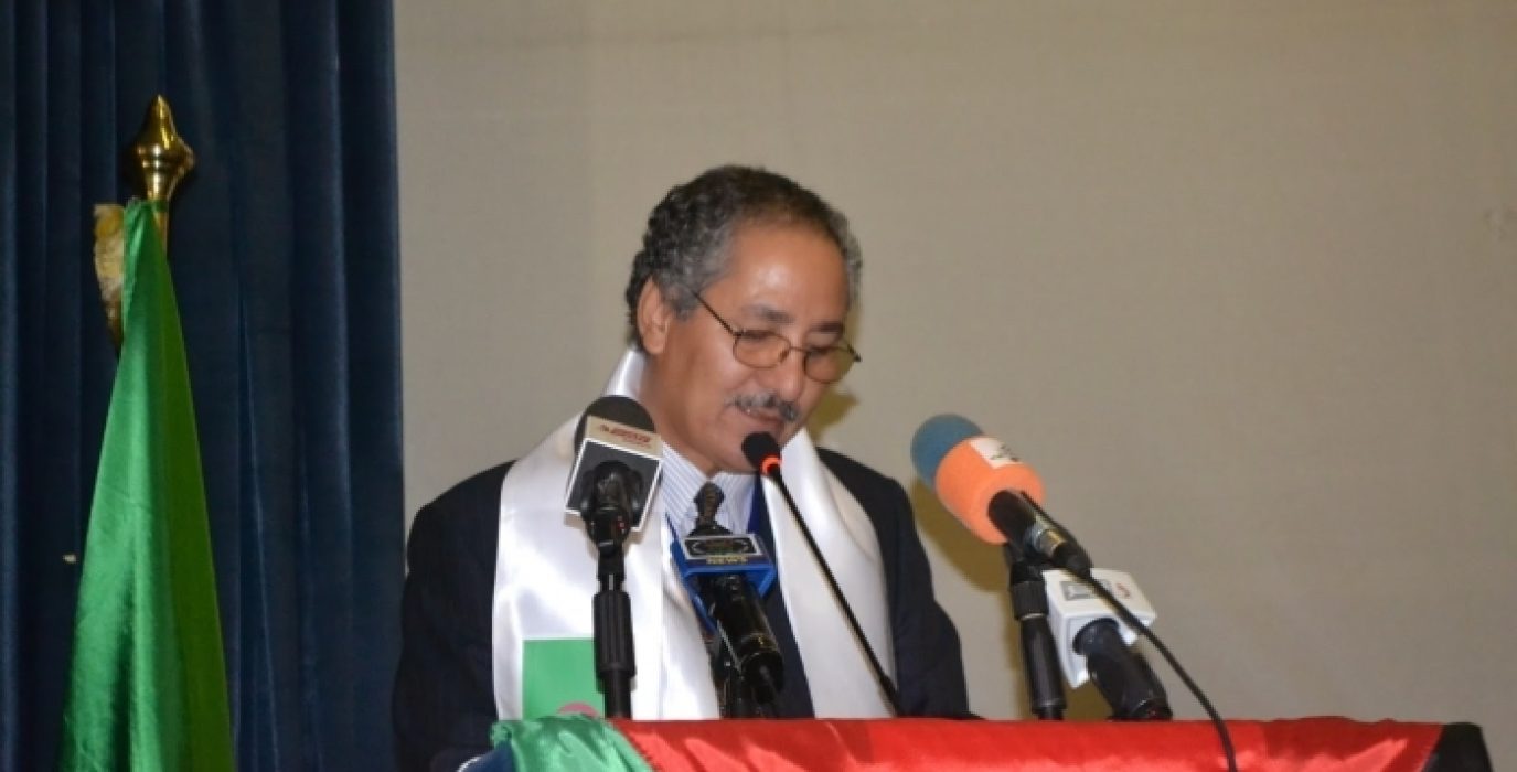 El ministro de Cooperación saharaui, Bulahi Sid Mohamed Fadel.
