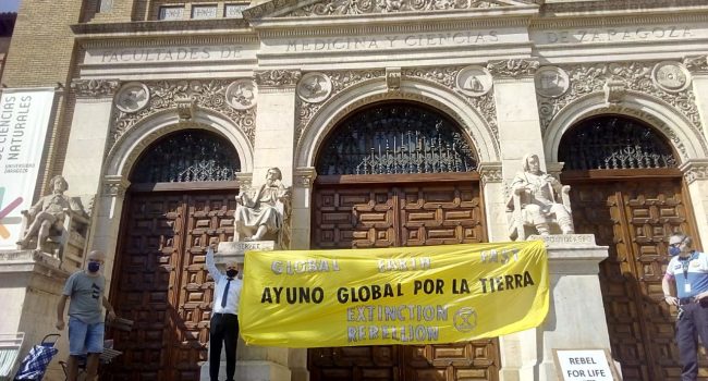 Imagen: Extinction Rebellion Zaragoza.