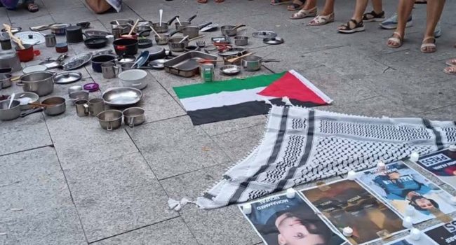 Un detalle del evento. | Foto: Casa Palestina de Aragón