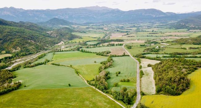Una vista del valle de A Fueva