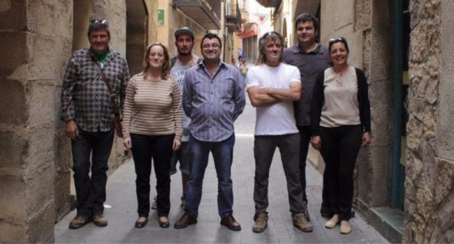 Candidatos a la alcaldía de IU-Cambiar Fraga.