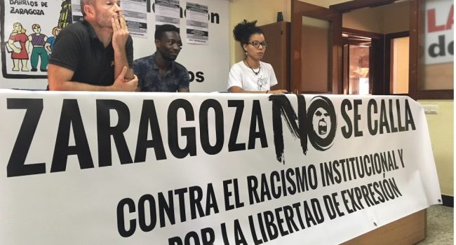 Foto: Asociación de Inmigrantes Senegaleses en Aragón (AISA), Grupo de Derechos Civiles 15-M Zaragoza y 12-N sin Racismo