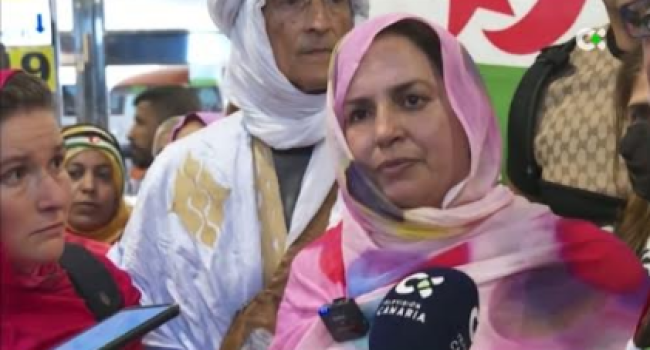 Sultana Haya respondiendo a los medios