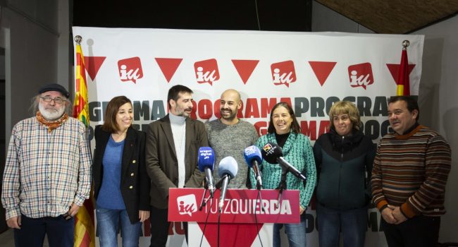 Presentación de la candidatura del pasado mes de noviembre | Foto: IU Aragón