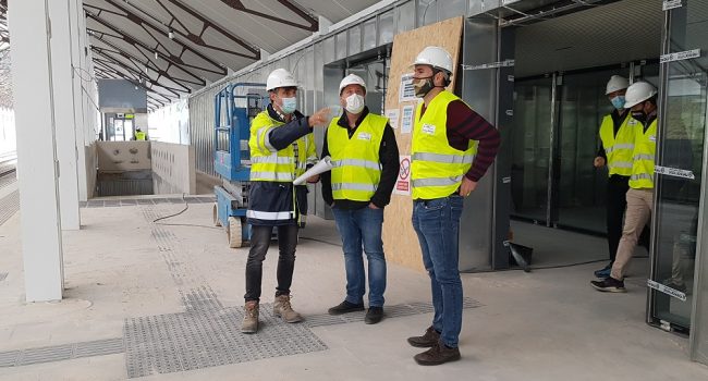 canfranc vagones tren obras estacion gara internacional 2