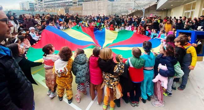 Un instante de la celebración. | Foto: AMPA Navales