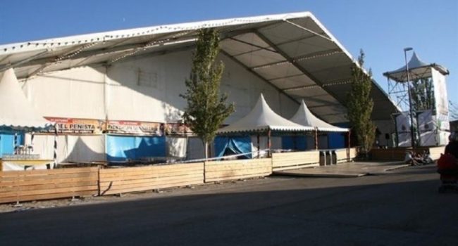 Carpa del Oktoberfest en las pasadas fiestas del 2016.