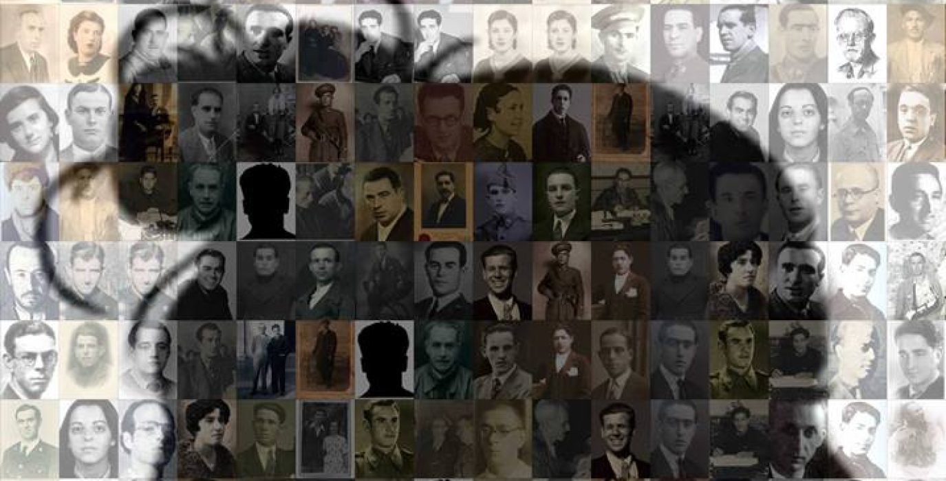 cartel HOMENAJE VICTIMAS FASCISMO