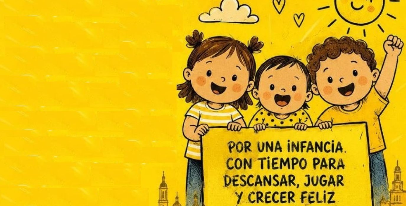 cartel La Plataforma Aragonesa de Educación Infantil 0-3 dos