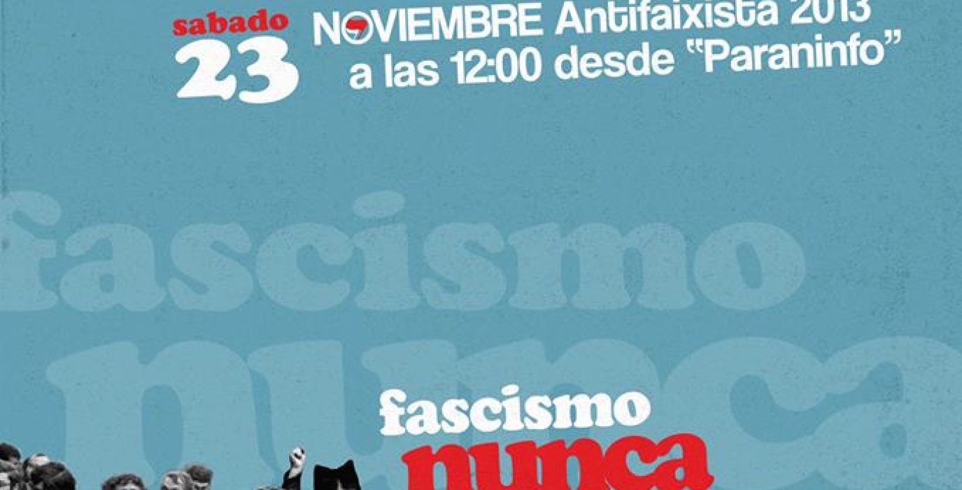 cartel MANI ANTIFASCISTA 2013