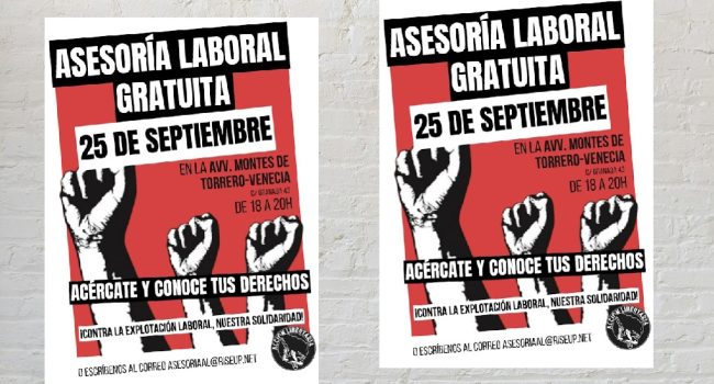 cartel asesorias accion libertaria ZGZ Aragón
