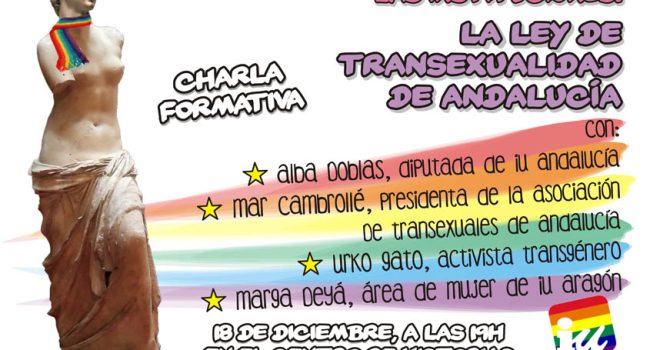 Cartel de la charla.