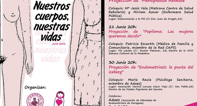 cartel cuerpos y vidas web