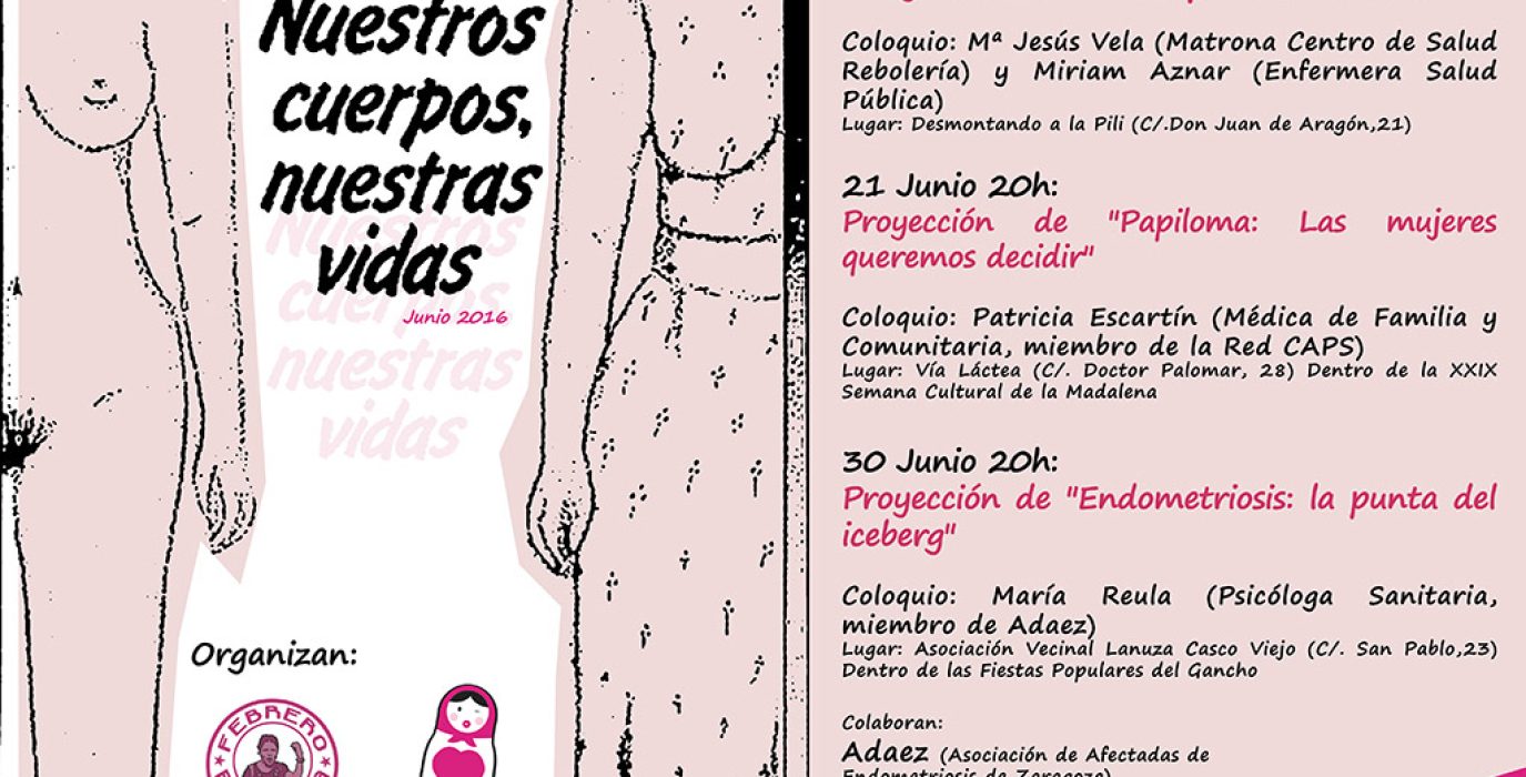cartel cuerpos y vidas web