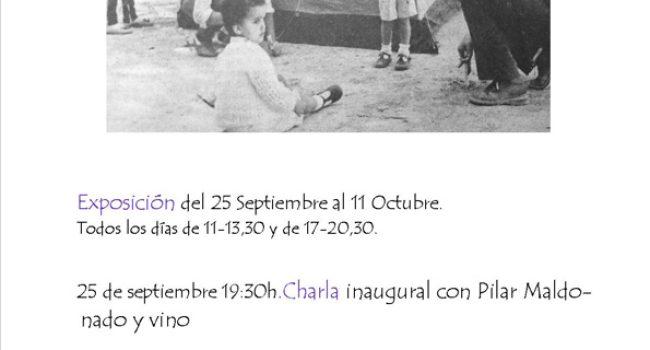 Cartel con los actos.