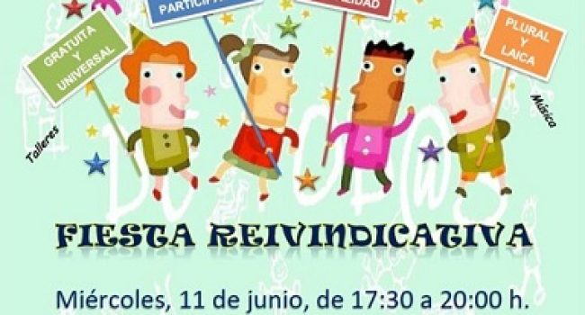 cartel-fiesta-11-junio escuela publica